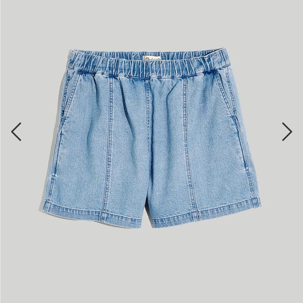 Madewell pull on Jean shorts